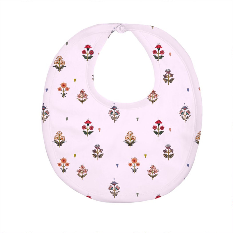 Baby Bib with Picot Trim BIB005