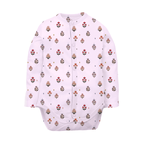 Printed Long-Sleeve Front F..