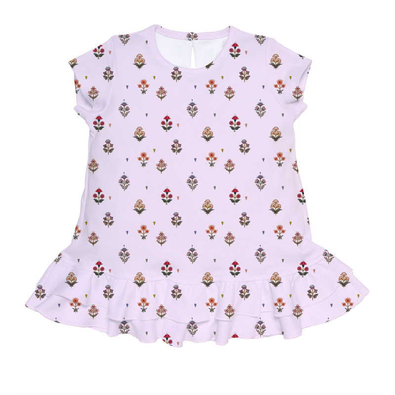 Supima Cotton Night Dress with Ruffle DR002 Supima Cotton Night Dress with Ruffle DR002