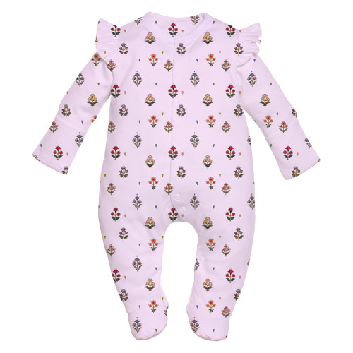 Babygrow with ruffles 100% ..