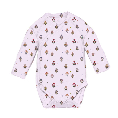 Printed Long-Sleeve Kimono ..