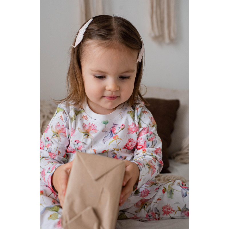 Pyjama long sleeve 100% organic pima Cotton PJ001