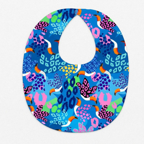 Baby Bib with Picot Trim BI..