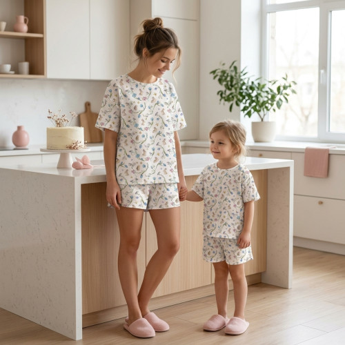 Pyjama short sleeve 100% or..