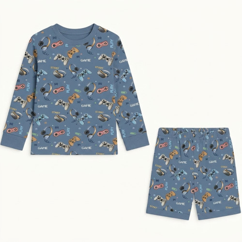 Printed Supima Cotton Top a..