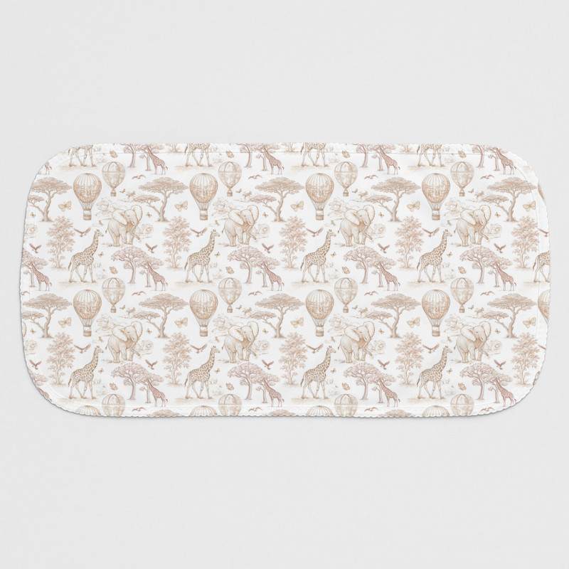Burpy Bib BB009 – Organic Supima Cotton Sand Toile Africa