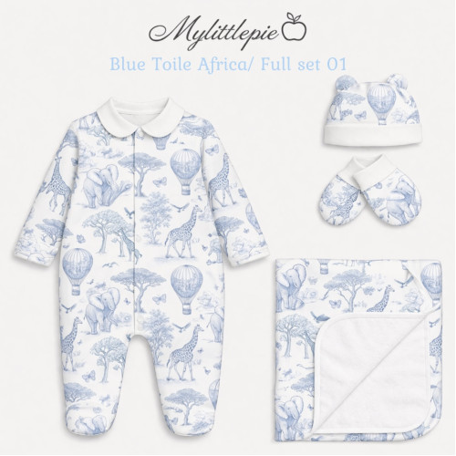 Full Set FS01 Blue Toile Af..