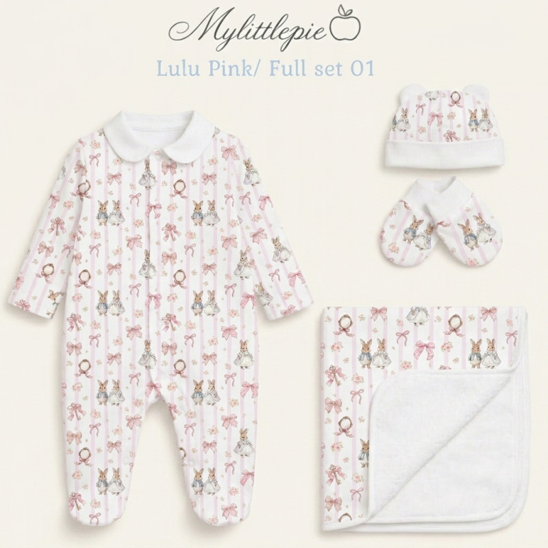Full Set FS01 LULU PINK 3 pc