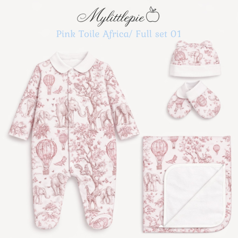 Full Set FS01 PINK TOILE AFRICA 3 pc