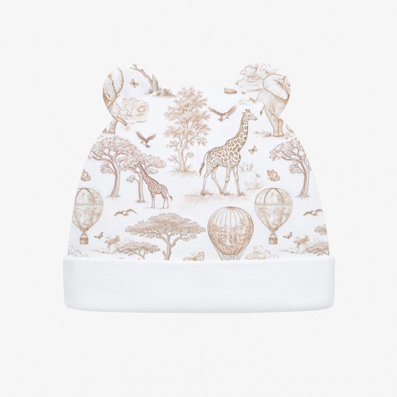 Шапочка с ушками H002 Sand Toile Africa Шапочка с ушками H002 Sand Toile Africa