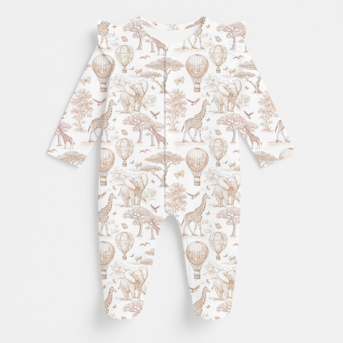 Babygrow with ruffles 100% ..
