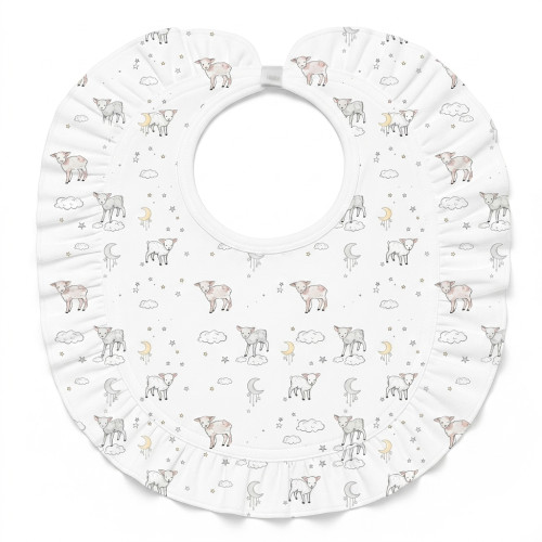 Baby Bib with Ruffles for g..