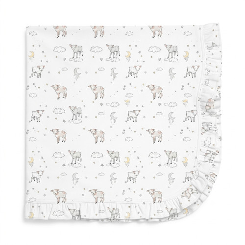 Two-Layer Baby Blanket with..