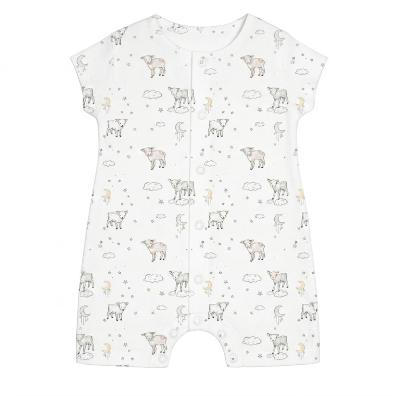 Supima Cotton Shortie R003 LITTLE LAMB