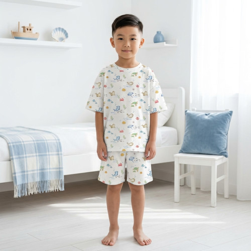 Pyjama short sleeve 100% or..