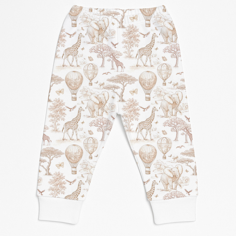 Cotton Baby Joggers BR001 Sand Toile Africa Cotton Baby Joggers BR001 Sand Toile Africa
