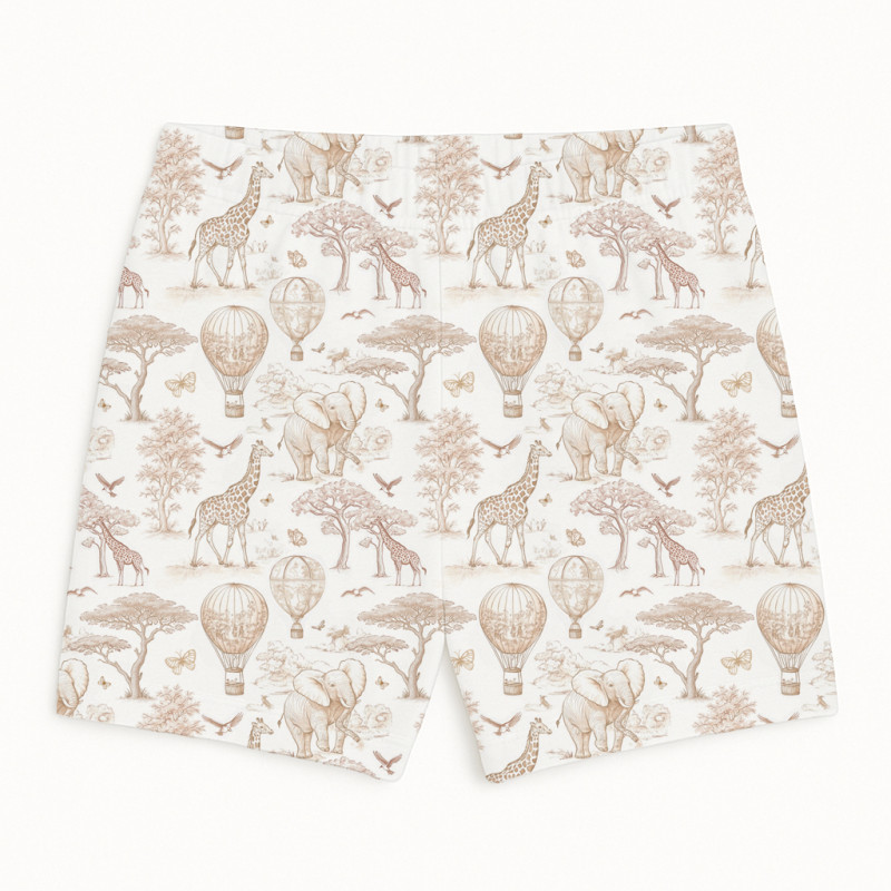 Cotton Baby short PSHS006 Sand Toile Africa Cotton Baby short PSHS006 Sand Toile Africa