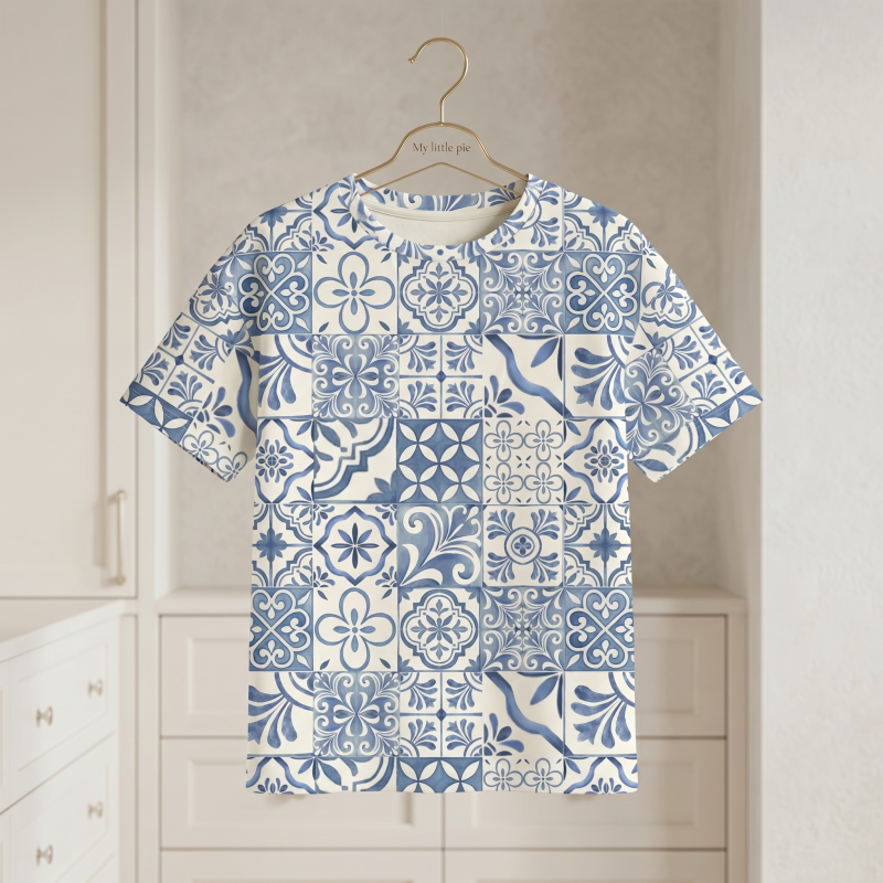 Short Sleeve T-shirt for Boys and Girls TSH001 AMALFI BLUE