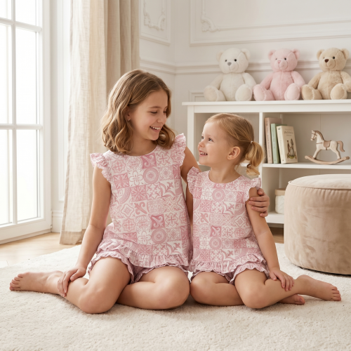 Short Supima Cotton Pyjamas..