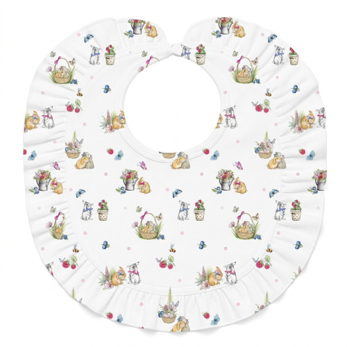 Baby Bib with Ruffles for g..