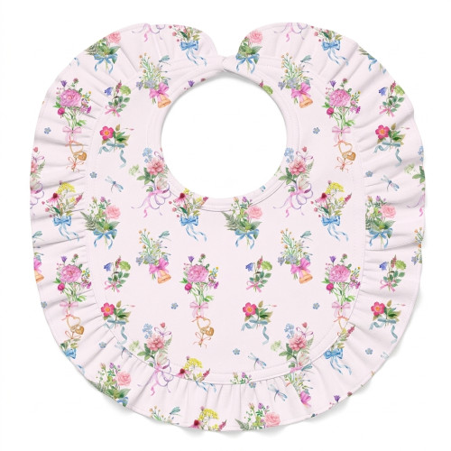 Baby Bib with Ruffles for g..