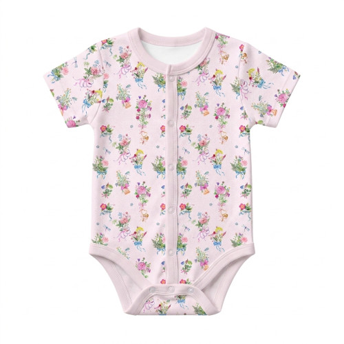 Printed Short-Sleeve Front ..
