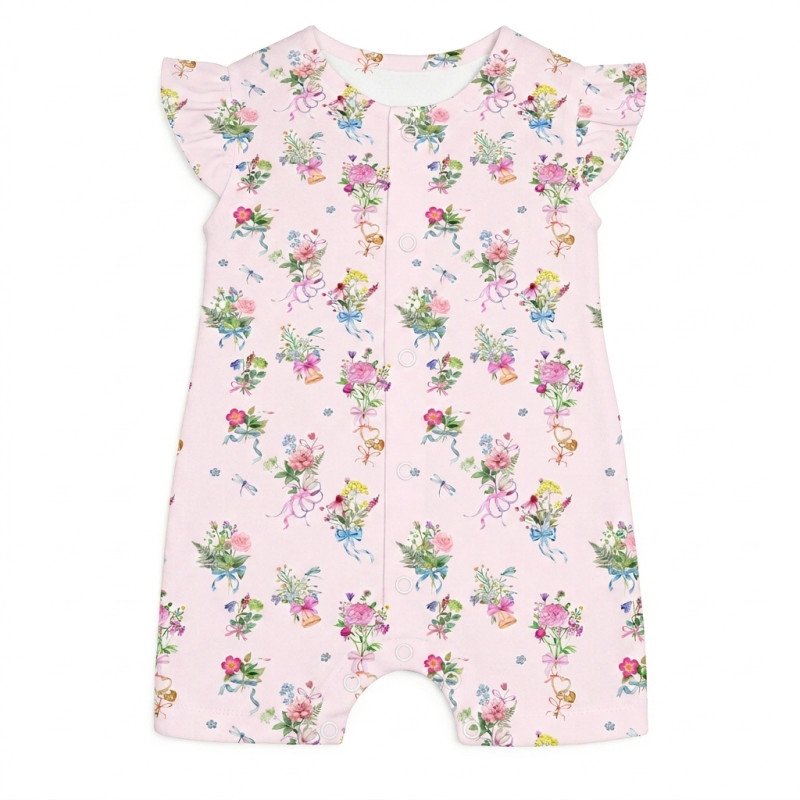 Supima Cotton Shortie with Ruffles – R007 BOQUETTE