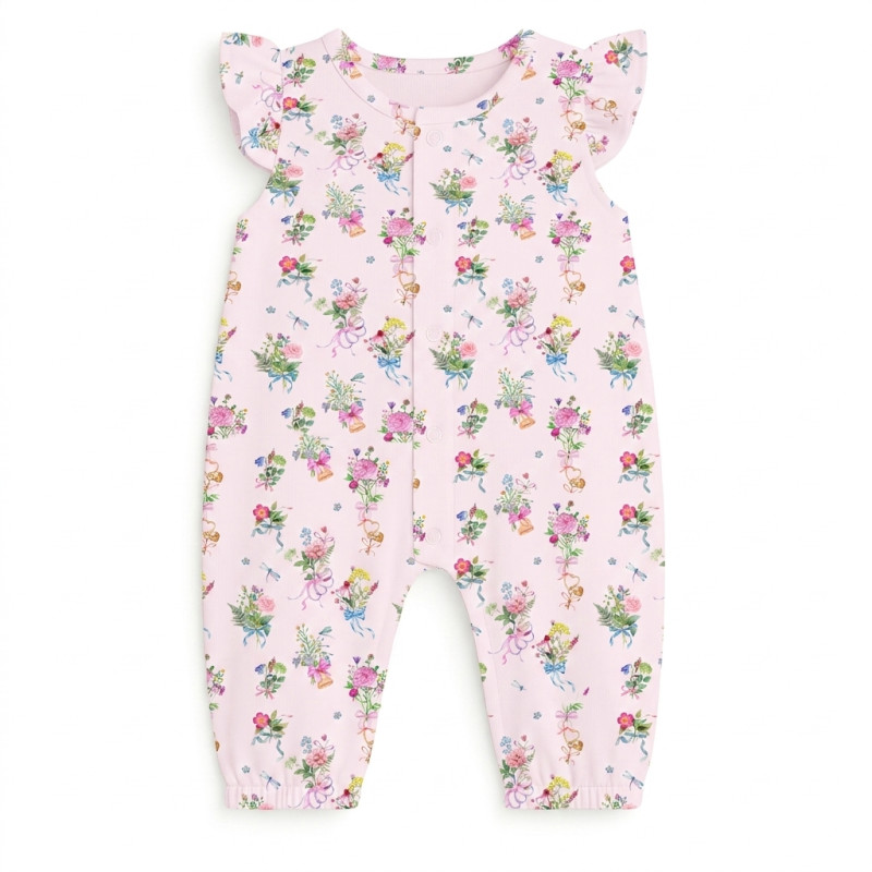 Supima Cotton Long Shortie with Ruffles – R011 BOQUETTE