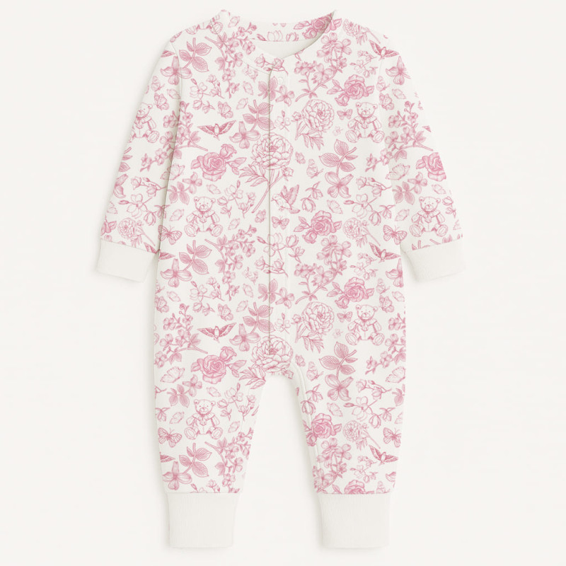 Ромпер з довгим рукавом K060 CHLOE PINK