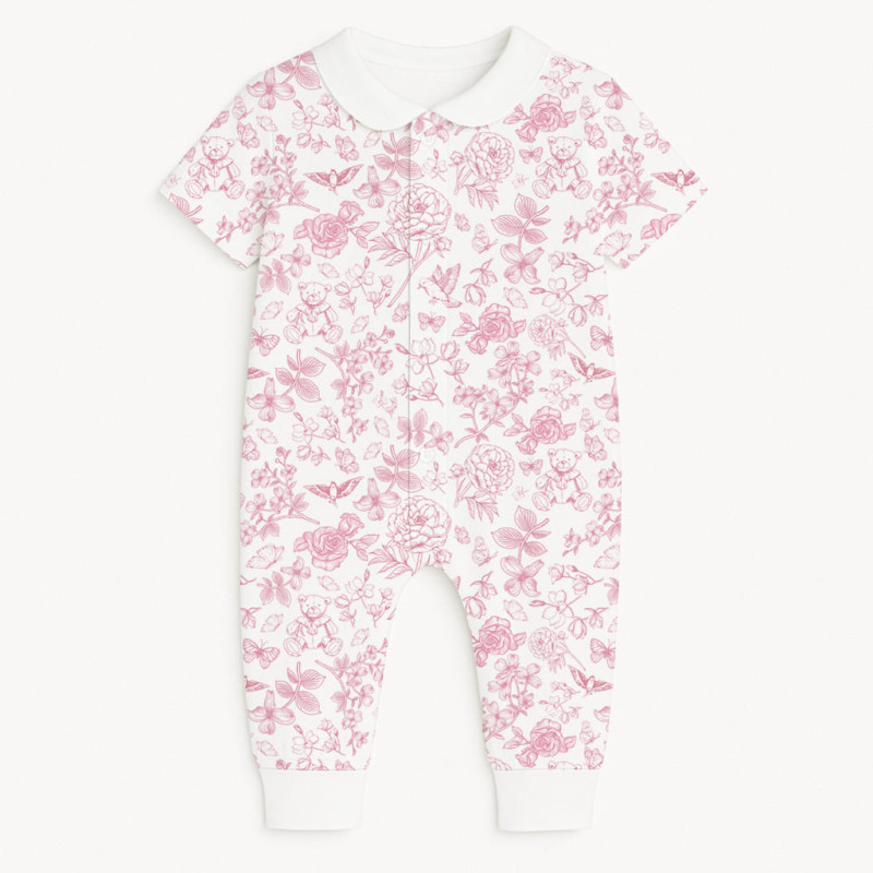 Ромпер з коротким рукавом i комірцем K061CL CHLOE PINK