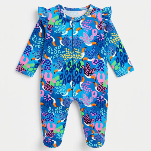 Babygrow with ruffles 100% ..