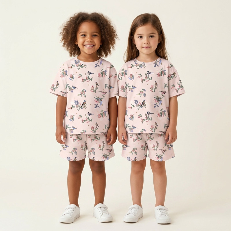 Pyjama short sleeve 100% organic pima Cotton PJ006 Pyjama short sleeve 100% organic pima Cotton PJ006