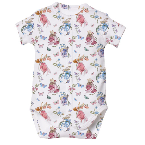 Printed Short-Sleeve Front ..