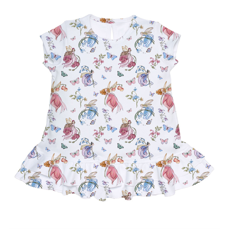 Supima Cotton Night Dress with Ruffle DR002 Supima Cotton Night Dress with Ruffle DR002