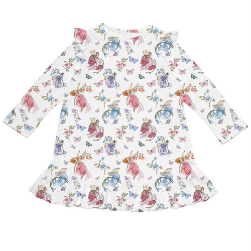 Charming Long-Sleeved Night..