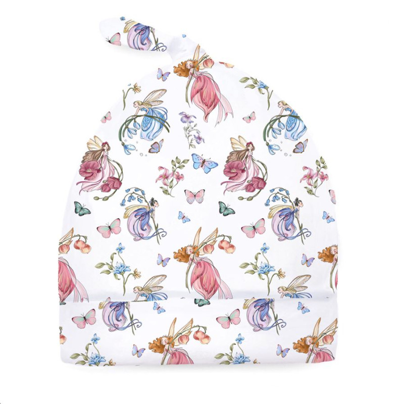 Supima Cotton Layette Hat with Knot H003 Supima Cotton Layette Hat with Knot H003