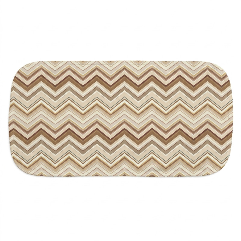 Burpy Bib BB009 – Organic Supima Cotton ZIG ZAG BROWN
