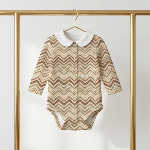Printed Long-Sleeve Front F..