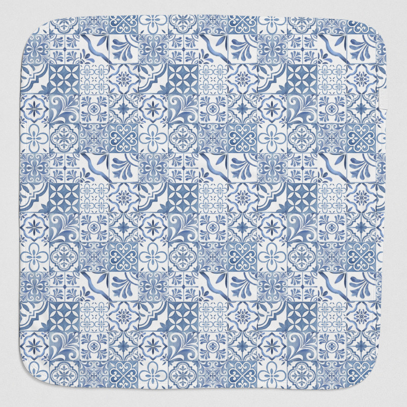 Two-Layer Baby Blanket BL001 AMALFI BLUE Two-Layer Baby Blanket BL001 AMALFI BLUE