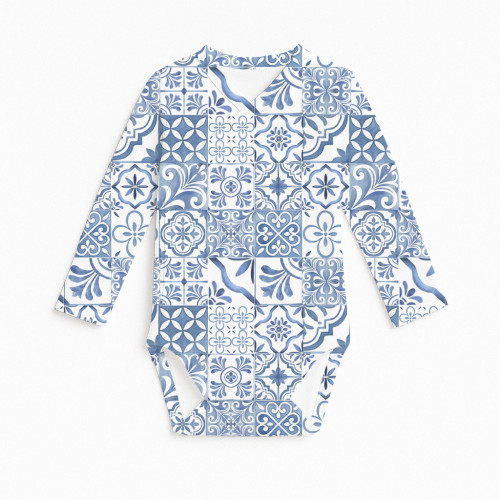 Боди  Kimono с длинным рука..
