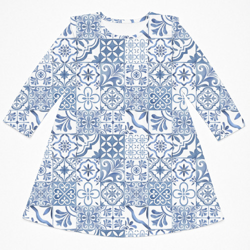 Charming Long-Sleeved Night..