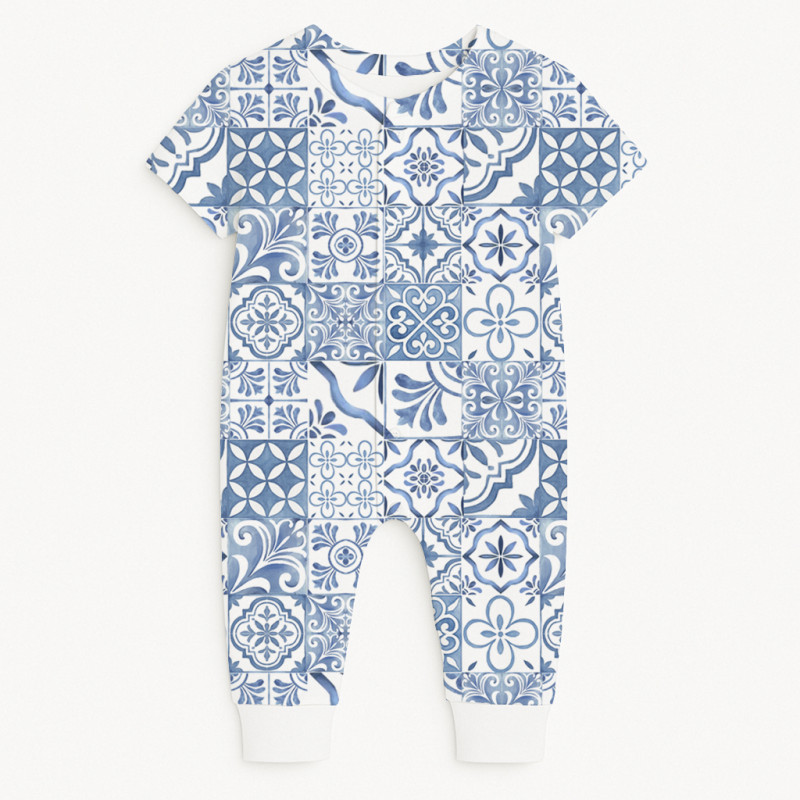 Ромпер з коротким рукавом K061 AMALFI BLUE