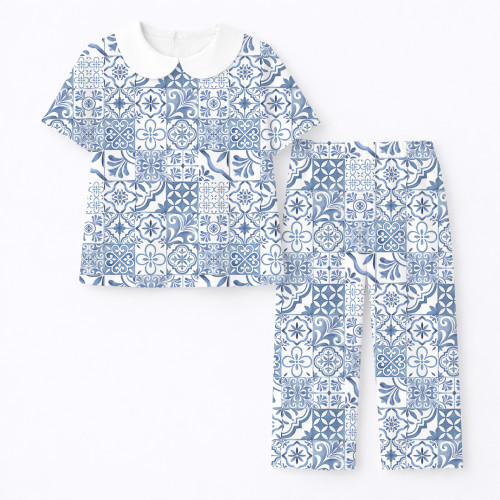Luxury Pajama Set with Coll..
