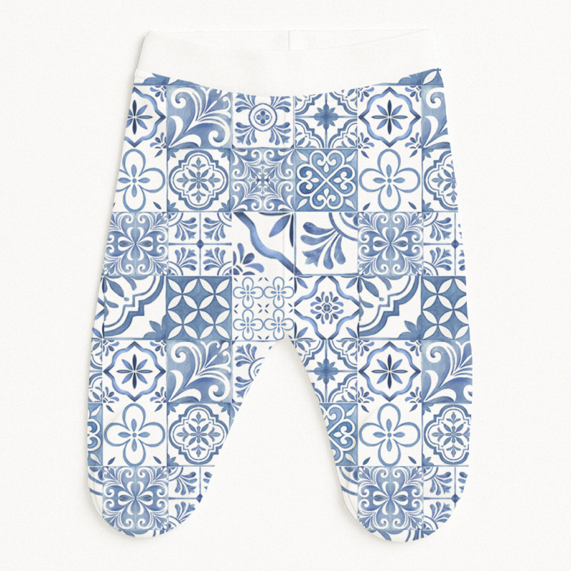 Footed Baby Pants SH002 AMALFI BLUE Footed Baby Pants SH002 AMALFI BLUE