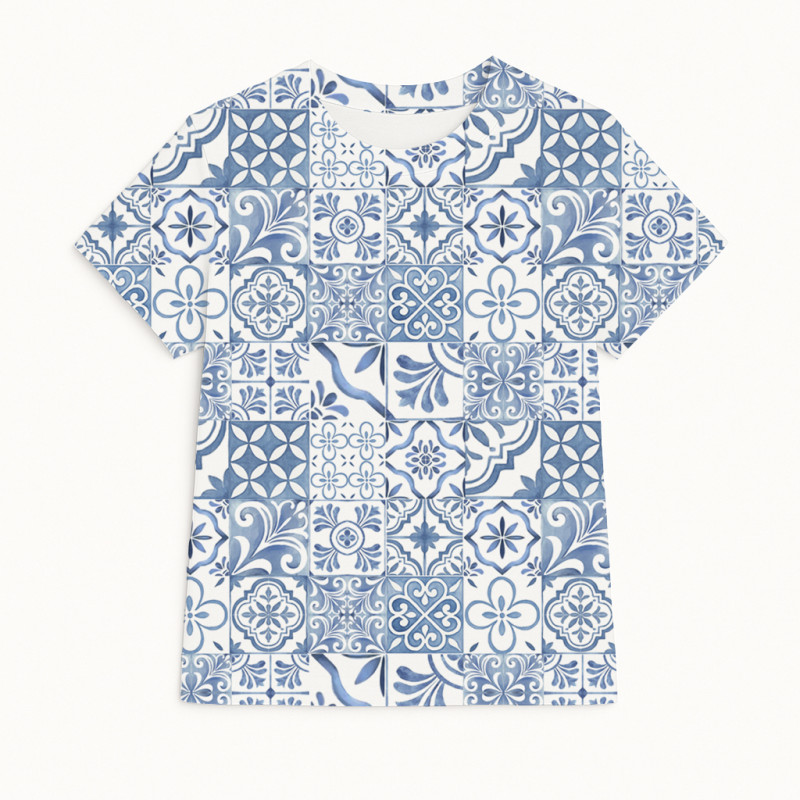 Short Sleeve T-shirt for Baby TSH001B AMALFI BLUE