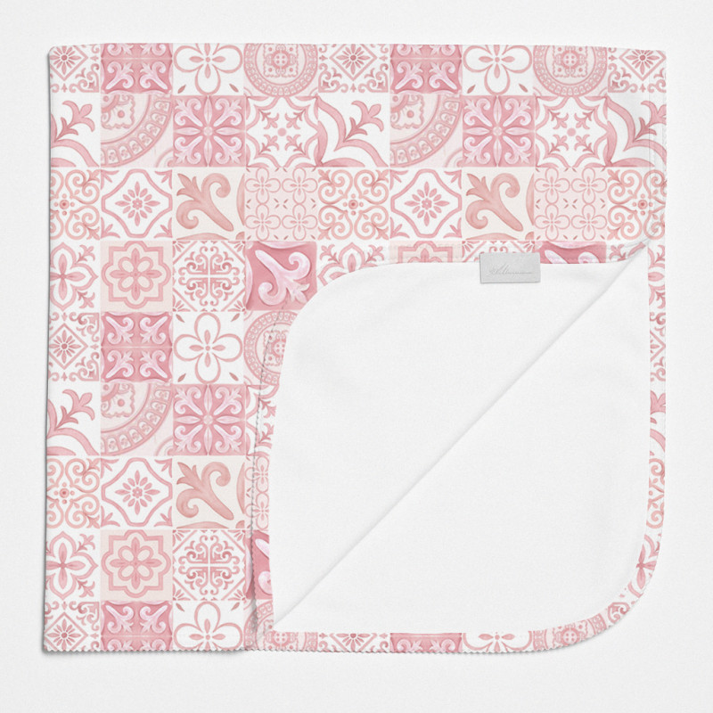 Two-Layer Baby Blanket BL001 AMALFI PINK Two-Layer Baby Blanket BL001 AMALFI PINK