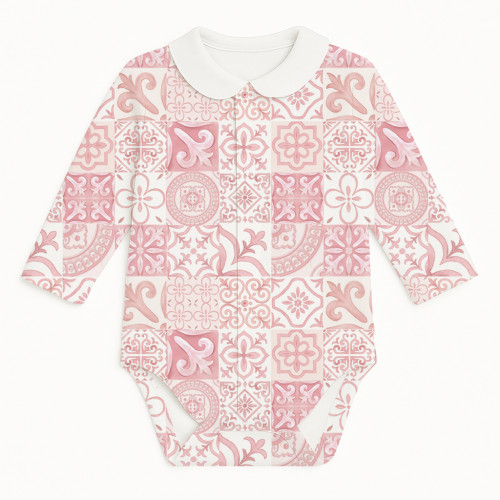 Printed Long-Sleeve Front F..