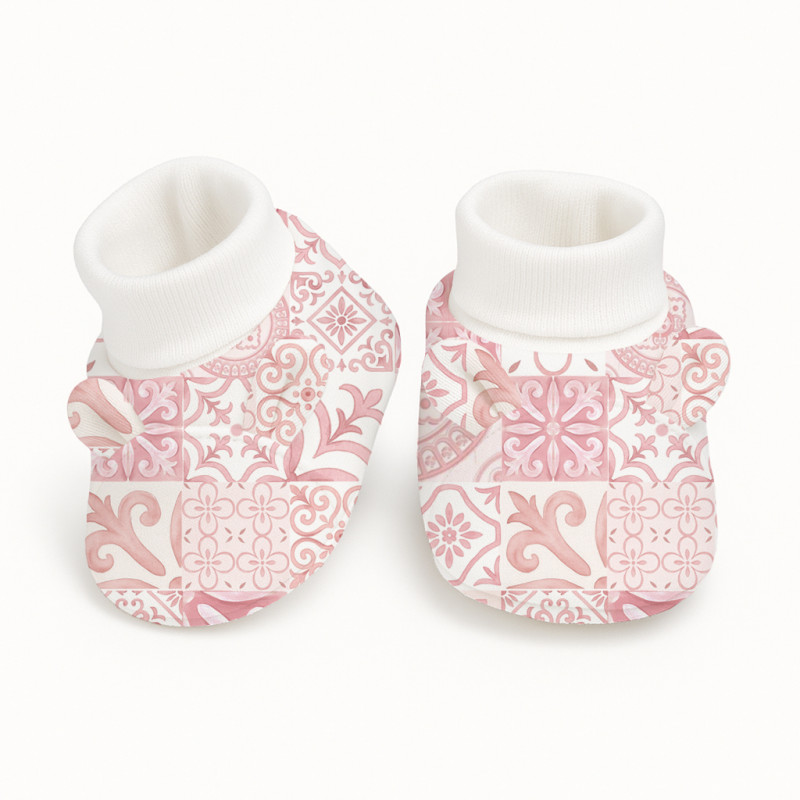 Funny Bear Booties with Ears BT001 AMALFI PINK Funny Bear Booties with Ears BT001 AMALFI PINK