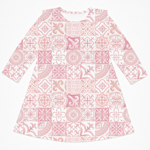 Charming Long-Sleeved Night..