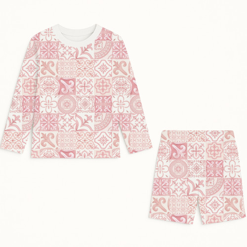 Printed Supima Cotton Top a..